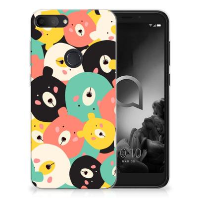 Alcatel 1S (2019) Telefoonhoesje met Naam Bears