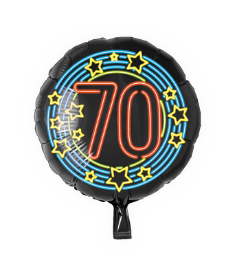 Neon folie ballon 70