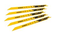 DeWalt Accessoires 230mm Afbreek reciprozaagbladen 14/18 TPI (5st) - DT2416-QZ