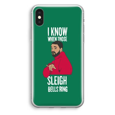 Sleigh Bells Ring: iPhone XS Transparant Hoesje