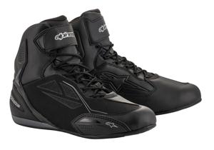 ALPINESTARS Stella Faster-3 Drystar, Motorschoenen, Zwart-Zilver