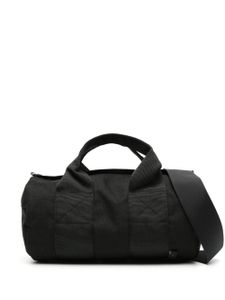 Comme des Garçons Homme Plus sac zippé à patch logo - Noir