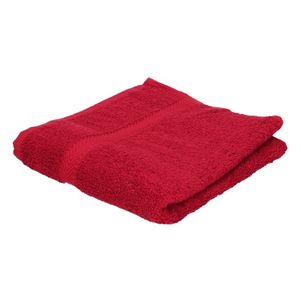 Voordelige handdoek rood 50 x 100 cm 420 grams