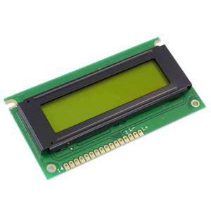 Display Elektronik LC-display Zwart Geel-groen (b x h x d) 84 x 44 x 10.5 mm DEM16217SYH-PY-CYR