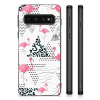 Samsung Galaxy S10 Back Cover Flamingo Triangle