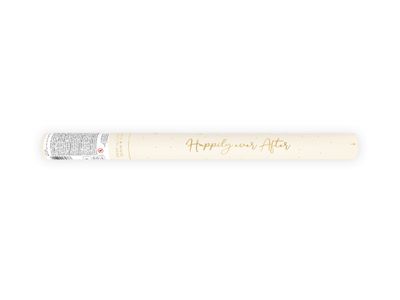 Confetti Kanon Goud/Wit (35cm)