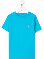 POLO RALPH LAUREN KIDS t-shirt à motif Pony brodé - Bleu