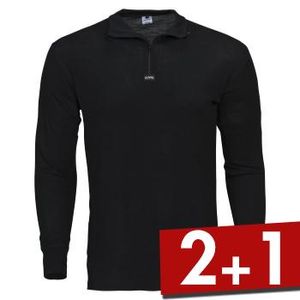 Dovre Wool Long Sleeve With Zipper * Actie *