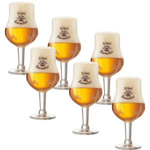 Tripel Karmeliet bierglazen op voet - 33cl - 6 stuks