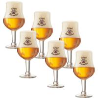 Tripel Karmeliet bierglazen op voet - 33cl - 6 stuks - thumbnail