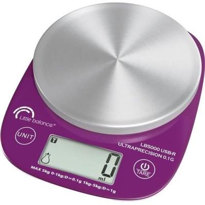 Culinaire weegschaal - LB 5000 Pro Inox 5.1 - Ultraprecision - USB - Repareerbaar