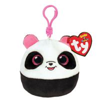 TY Squish a Boo Clips Knuffel Panda Bamboo 8 cm - thumbnail