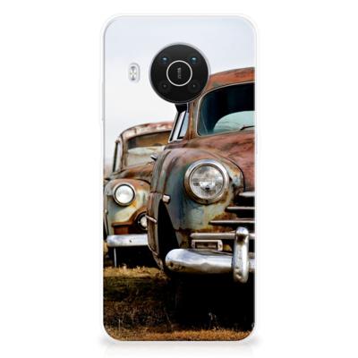 Nokia X10 | X20 | Siliconen hoesje | met foto Vintage Auto