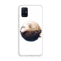 Yin Yang Wolves: Galaxy A51 4G Transparant Hoesje