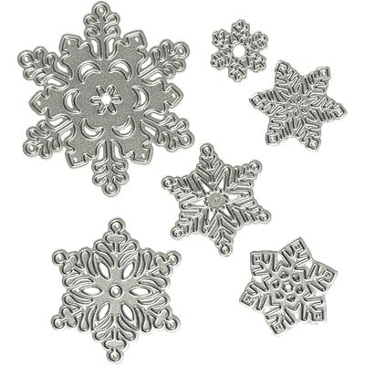 Creativ Company Snijmal, sneeuwvlokken, d 2-6 cm, 1 stuk
