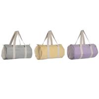 Dames handtas Home ESPRIT Geel Grijs Lila 50 x 26 x 26 cm (3 Stuks)