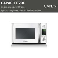 CANDY CMXW20DW-Magnetron monofunctie Wit-20 L-700 W-Vrijstaand