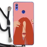 Woke up like this: Honor Note 10 Transparant Hoesje met koord