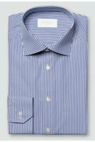 ETON Contemporary Fit Overhemd Marine, Gestreept - thumbnail