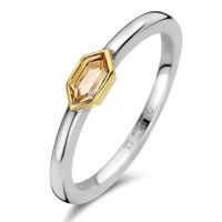 TI SENTO-Milano 12313NU Ring zilver-synth.kristal goud- en zilverkleurig-nude