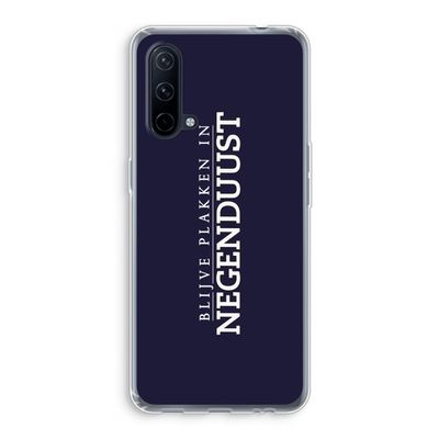 Blijve plakken in Negenduust: OnePlus Nord CE 5G Transparant Hoesje