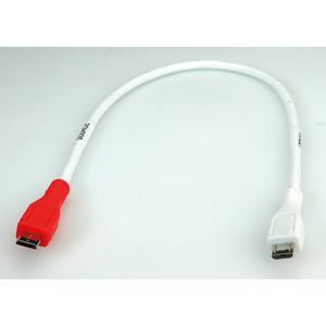 VALUE USB 2.0 Oplaadkabel, Micro B male to Micro B male 0,3m