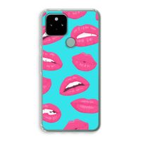 Bite my lip: Google Pixel 5 Transparant Hoesje
