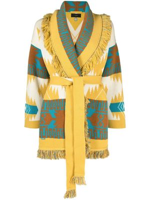 Alanui cardigan en jacquard Icon - Blanc