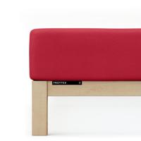 Schlafgut Schlafgut Badstof Hoeslaken S - 90x190 - 100x200 285 Red Deep