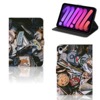 iPad Mini 6 (2021) Tablet Hoesje met foto Badges