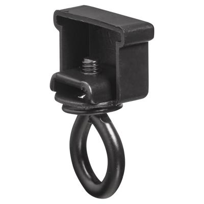 Leen Bakker - Eindstop Rail Op Maat 2 Stuks - IJzer/Kunststof - Zwart - 6x2.1x1 Cm
