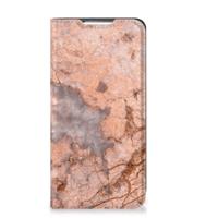 Samsung Galaxy S22 | Standcase | Marmer Oranje