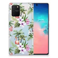 Samsung Galaxy S10 Lite | TPU Hoesje | Flamingo Palms