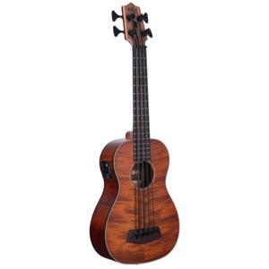 Kala U-Bass Exotic Mahogany elektrisch-akoestische bas ukelele met gigbag