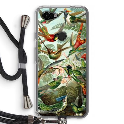 Haeckel Trochilidae: Pixel 3a Transparant Hoesje met koord