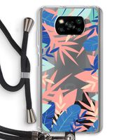 Tropisch: Xiaomi Poco X3 NFC Transparant Hoesje met koord
