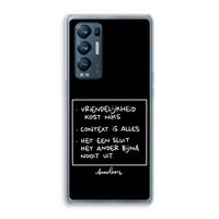 Mijn Motto's: Oppo Find X3 Neo Transparant Hoesje
