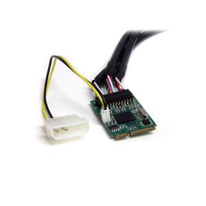 StarTech.com 3-poort 2b 1a 1394 Mini PCI Express FireWire Adapterkaart