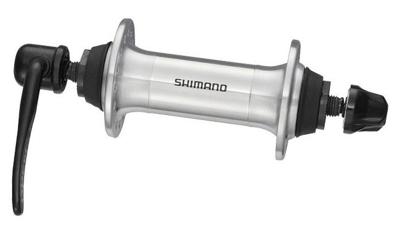 Shimano Voornaaf rm70 qr 36 gaats - zilver