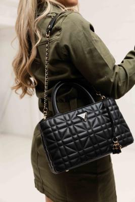 Guess Edita Elite Tas Dames Zwart - Maat One Size - Kleur: Zwart | Soccerfanshop