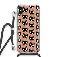 Kat: iPhone XS Transparant Hoesje met koord