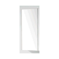 Sub Gino spiegeldeur voor spiegelkast 100 cm, wit gelakt - thumbnail