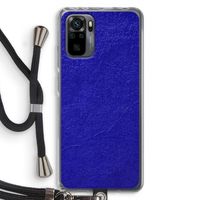 Majorelle Blue: Xiaomi Redmi Note 10 Pro Transparant Hoesje met koord