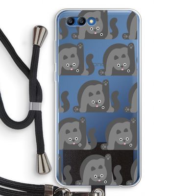 Cats: Honor 10 Transparant Hoesje met koord