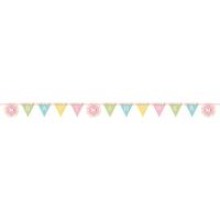 Vlaggenlijn Baby Shower Multikleur - 1.7m