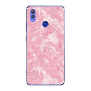 Abstract Painting Pink: Honor Note 10 Transparant Hoesje
