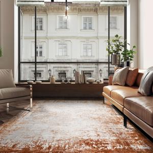 Easy Living - Vloerkleed Kuza Border Terracotta Rug -
