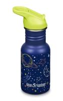 Klean Kanteen Kid Classic Narrow 355ml/12oz + Flip/Sportdop Drinkfles Milky Way 355ml