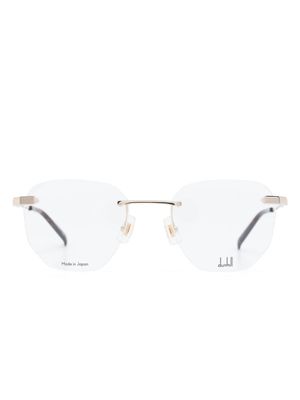 Dunhill lunettes de vue à design sans monture - Or