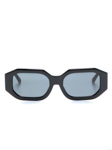 Linda Farrow x The Attico lunettes de soleil rectangulaires Blake - Noir